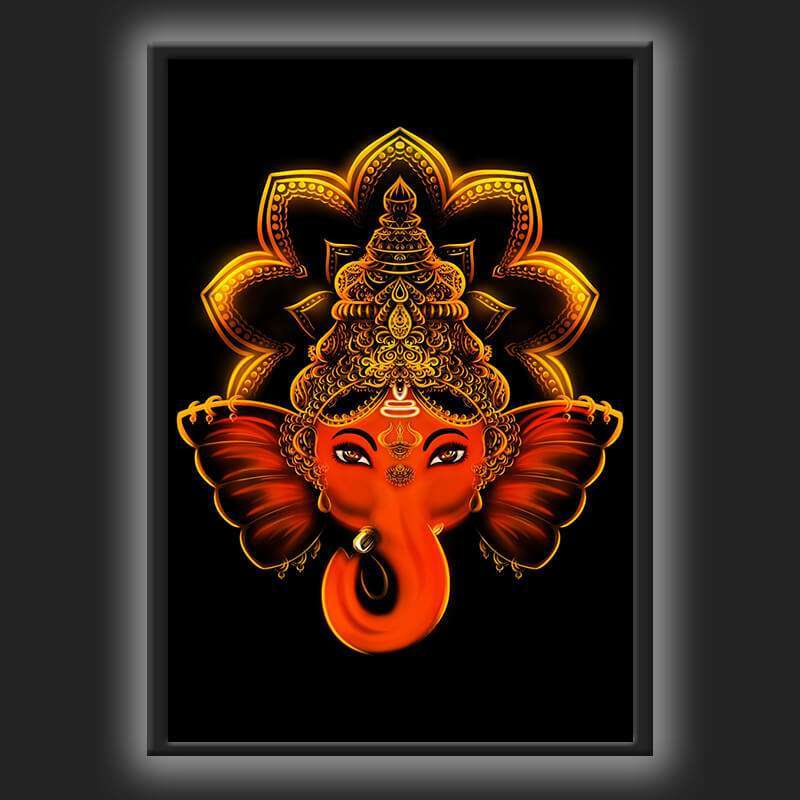Shree Ganesha Led Frame